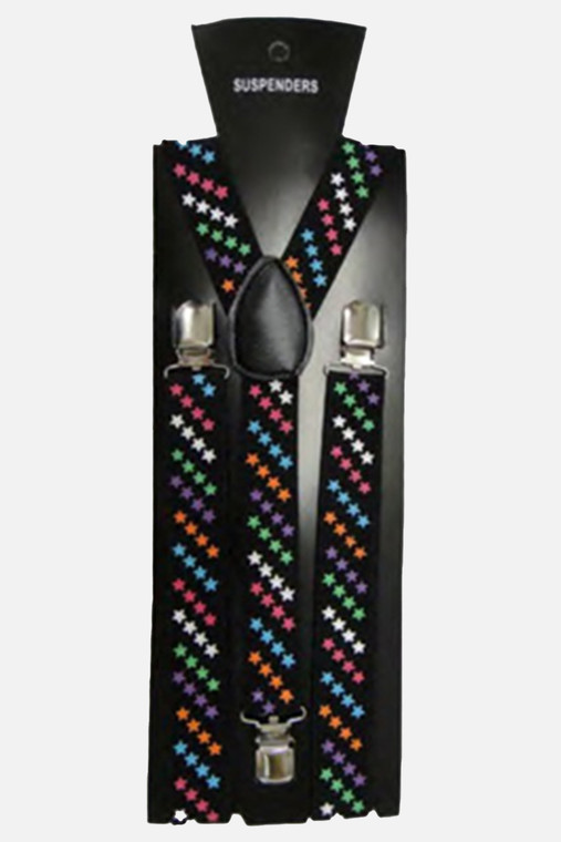 Multi Colour star Braces 2.5cm