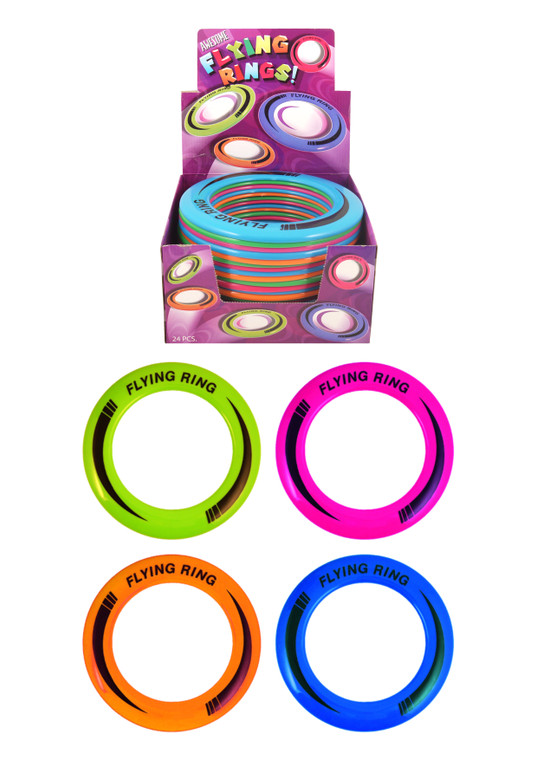 Flying Discs (25cm) 4 Assorted Colours