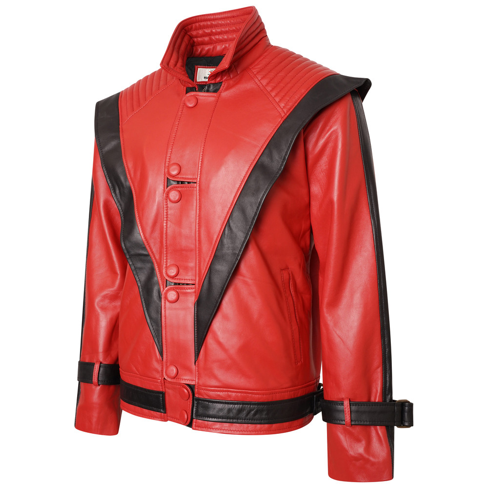 CLEARANCE Michael Jackson Thriller Faux Leather Jacket in