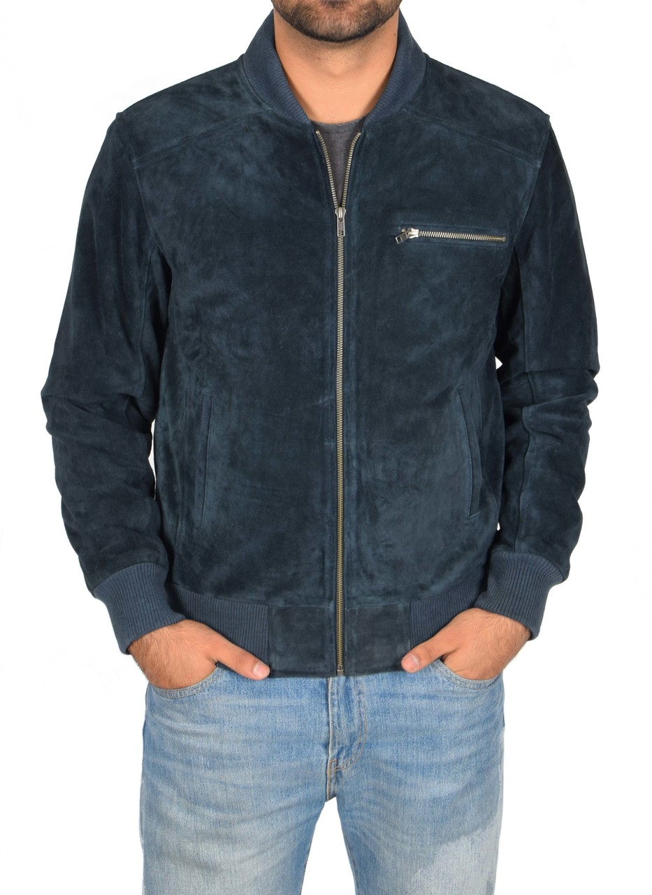 blue suede jacket mens
