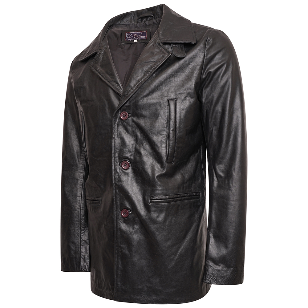 【2plan】Monochrome Max Leather Jacket 2plan (ツープラン) - モノクロームマックスレザージャケット