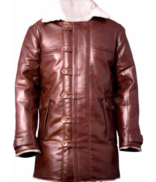 Bane Faux Leather Coat from Feather Skin