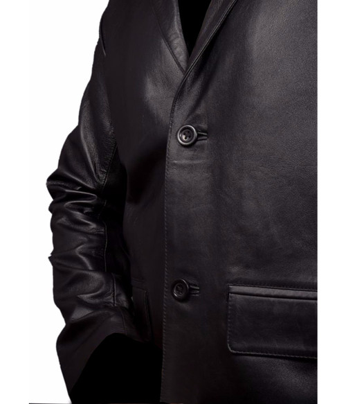 Blazer Lambskin Jacket Black - Feather skin - Modalova