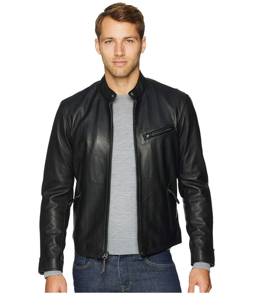 Men's Fashion Genuine Leather Jacket from Feather Skin
