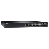P8K2V - Dell PowerConnect N2024 24 x Ports 1000Base-T + 2 x SFP+ Ports Layer 3 Managed 1U Rack-mountable Gigabit Ethernet Network Switch