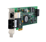 AT-2716POE/FXSC-901 - Allied Telesis 2-port 100FX/SC fiber + 10/100/1000T PoE Network Adapter