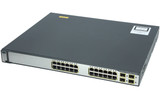 WS-C3750G-24PS-E - Cisco Catalyst 3750 24 x RJ-45 PoE + 2 x SFP Layer 3 Switch
