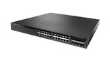 WS-C3650-24PWD-S-RF - Cisco Catalyst 3650 24x 10/100/1000 POE + Ports Layer 3 Managed Switch with 2x 10 Gigabit Ethernet