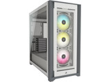 CC-9011213-WW - Corsair RGB Tempered Glass Mid-Tower ATX PC Smart Case (White) for iCUE 5000X