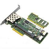 013233-001 - HP Smart Array P410 2-Ports SAS PCI Express X8 DDR2-800 MHz with 40 or 72-bit 512MB Cache BBWC RAID Controller Card
