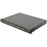 YJ045 - Dell PowerConnect 3348 48 x Ports 10/100Base-T + 2 x SFP Ports + 2 x Ports 10/100/1000 Fast Ethernet Managed Switch