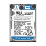 WD7500KPVT-00HT5T0 - WESTERN DIGITAL 750GB 2.5-Inch SATA 3Gb/s Hard Drive 7200RPM 8MB Cache 7-Pin Internal HDD