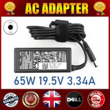DPW2X - Dell 65-Watts 19.5V 3.34A Slim Power Adapter with 3ft Power Cord for Inspiron 14 3437 / Latitude 14