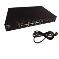PCT5324 - Dell 24-Port 10/100/1000Base-T Gigabit Ethernet Switch 4 Shared SFP Layer 2 Managed 1U Rack-Mountable