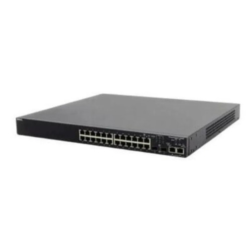 PC3324 - Dell PowerConnect 3324 24 x Ports 10/100Base-T + 2 x SFP Ports + 2 x Ports 10/100/1000-TX Managed Rack-mountable Fast Ethernet Network Switch