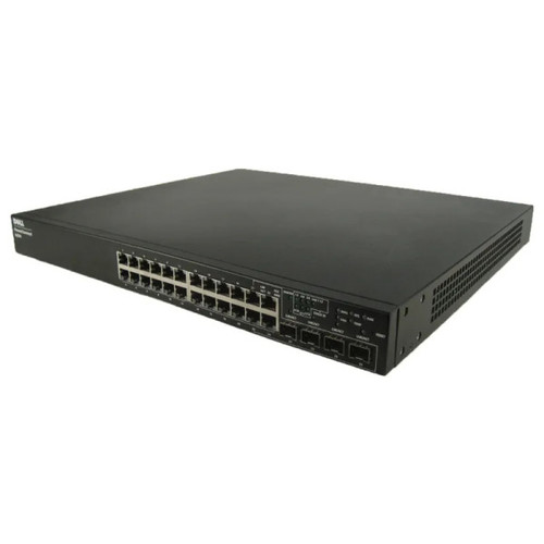 MK832 - Dell PowerConnect 6224 24 x Ports 10/100/1000Base-T + 4 x Ports Shared SFP Layer3 Managed 1U Rack-Mountable Gigabit Ethernet Network Switch