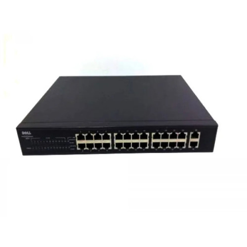 M4580 - Dell PowerConnect 2300 Series 2324 24 x Ports 10/100Base-T + 2 x Ports 10/100/1000Base-T 1U Rack-mountable Fast Ethernet Network Switch