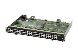 R0X38B - HP Aruba 6400 48 x Ports 4 x Ports PoE 1000Base-T RJ-45 Connector LAN Expansion Module