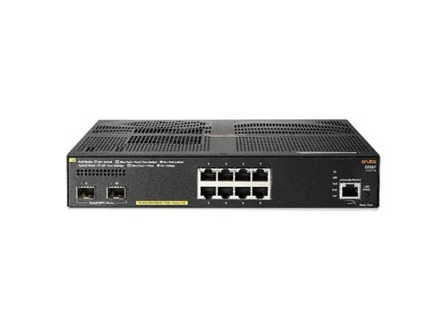 JL692A - HP 8-Port Gigabit Ethernet PoE+ Managed Switch Layer 3 RJ-45 SFP+ Rack-Mountable 10/100/1000Base-T Network Switch