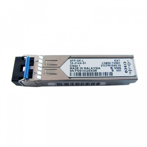 10-2144-01 - Cisco 1Gbps 1000Base-LX/LH Single-Mode Fiber 10km 1310nm Duplex LC Connector SFP Transceiver Module