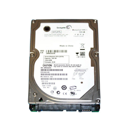 ST910021AS - Seagate Momentus 7200.1 Series 100GB 7200RPM SATA 1.5Gb/s 8MB Cache RoHS 2.5-Inch Hard Drive
