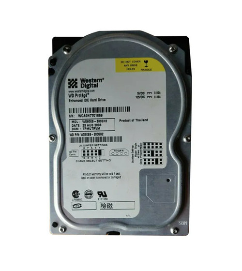 WD80EB-28CGH2 - Western Digital Protege 8GB 5400RPM EIDE 40-Pin 2MB Cache 3.5-Inch Hard Drive