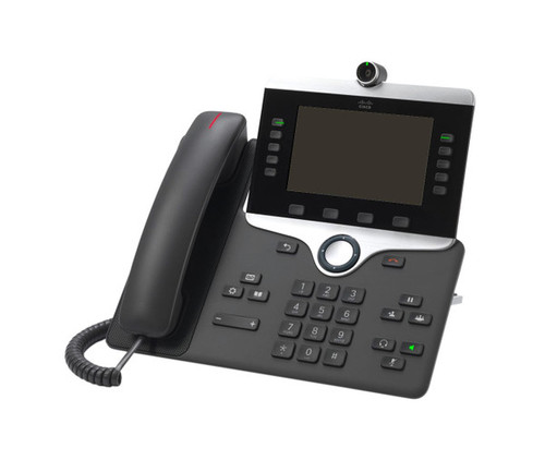 CP-8845-K9= - Cisco 8845 PoE 1000Base-T Wall-Mountable IP Phone w/ Camera & Bluetooth