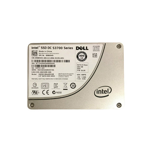 SSDSC2BA400G3R - Dell 400GB MLC SATA 6Gbps 2.5inch Enterprise Class DC S3610 Series Solid State Drive Dual Label