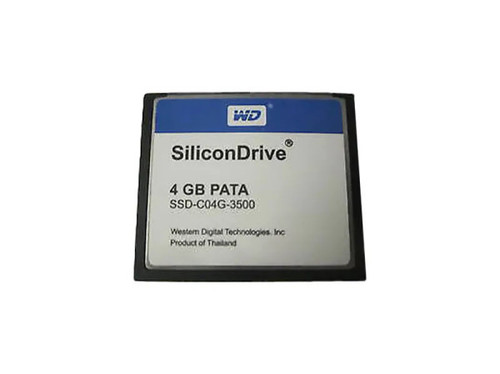 SSD-C04G-3500 - Western Digital Silicon 4GB IDE/ATA CompactFlash Type 1 Solid State Drive