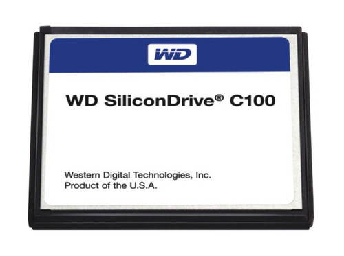 SSD-C0008PC-5100 - WESTERN DIGITAL 8GB ATA-66 PATA CompactFlash CF Type I Internal Solid State Drive SSD SiliconDrive C100
