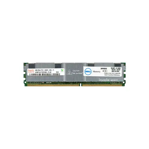 SNP9F035CK2 - Dell 8GB Kit 2 X 4GB DDR2-667MHz PC2-5300 Fully Buffered CL5 240-Pin DIMM 1.8V Dual Rank Memory