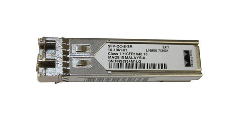 SFP-OC48-SR= - Cisco 2.5Gb/s OC-48-SR Multi-mode Fibre 1310nm 2km Duplex LC Connector SFP Transceiver Module