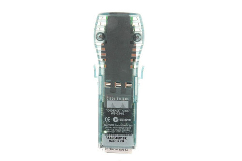 WS-G5482 - Cisco 1Gb/s 1000Base-T Copper 100m RJ-45 Connector GBIC Transceiver Module