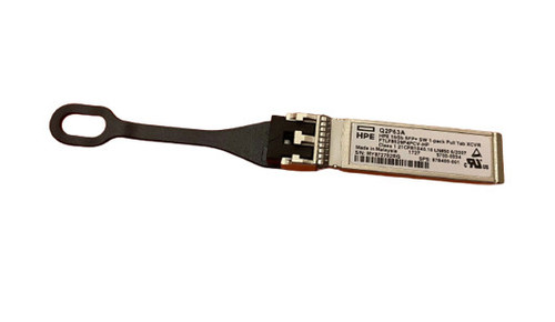 Q2P63A - HPE 16GB Sfp+ Short Wave Extended Temperature 1-pack Pull Tab Optical Transceiver