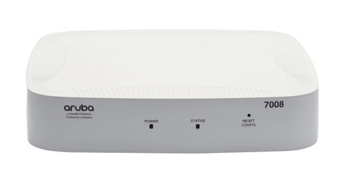 JX926A - HP Aruba 7008 Wireless LAN Controller 8x RJ-45 PoE+ 100W 10/100/1000BASE-T 16 AP Network Controller