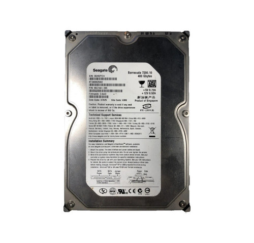 ST3400620AS - Seagate BarraCuda 7200.10 Series 400GB 7200RPM SATA 3Gb/s 16MB Cache CE 3.5-Inch Hard Drive