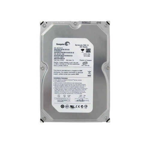 ST3400320AS - Seagate BarraCuda 400GB 7200RPM SATA 3Gb/s 8MB Cache 3.5-inch Hard Drive
