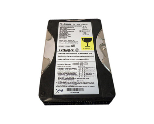ST340810A - Seagate U6 Series 40GB 5400RPM IDE Ultra ATA/100 ATA-6 2MB Cache 3.5-Inch Hard Drive
