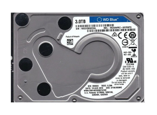 WD30NPRZ - Western Digital Blue 3TB 5400RPM SATA 6Gb/s 64MB Cache 2.5-Inch Hard Drive