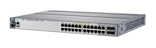 J9727AR#ABA - HP Aruba 2920-24G PoE+ 20x 10/100/1000Base-T, 4x RJ-45 dual-personality Ports PoE+ Switch