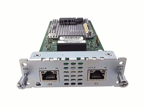 NIM-2MFT-T1/E1 - Cisco 2 x Ports T1/E1 Multi-flex Trunk Voice/Clear-Channel Data T1/E1 Module for 4000 Series Integrated Services Router