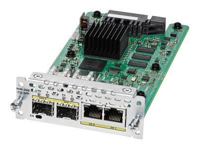 NIM-2GE-CU-SFP= - Cisco 2 x Ports 10/100/1000Base-T Gigabit Ethernet WAN Network Interface Module
