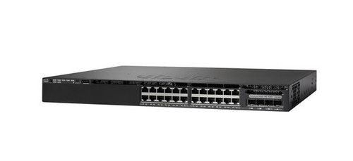 WS-C3650-24TD-L= - Cisco Catalyst 3650 24-Ports 10/100/1000Base-T RJ-45 Manageable Layer4 Rack-mountable 1U and Desktop Switch with 4x 10 Gigabit