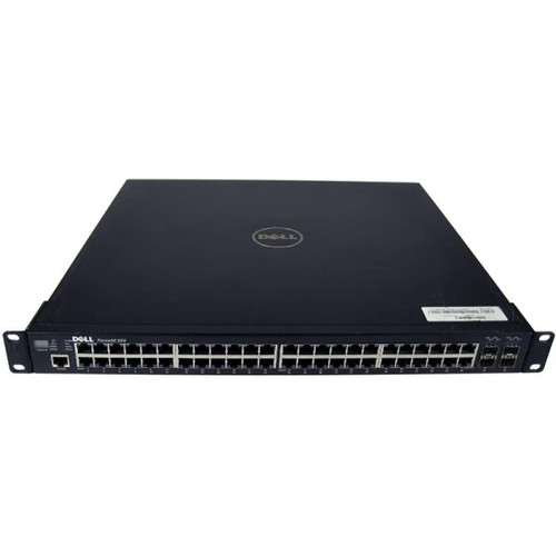 JDX09 - Dell Force10 S-Series S50 48 x Ports PoE 10/100/1000Base-T + 4 x SFP Ports Layer3 Managed 1U Rack mountable Gigabit Ethernet