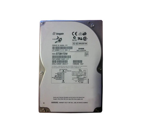 ST39173W - Seagate BarraCuda 9.1GB 7200RPM Ultra Wide SCSI 3.5-inch Hard Drive