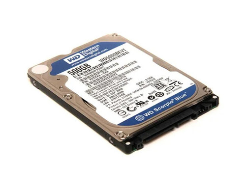 WD5000BEVT - Western Digital Scorpio Blue 500GB 5400RPM SATA 3Gb/s Hot-Swappable 8MB Cache RoHS 2.5-Inch Hard Drive