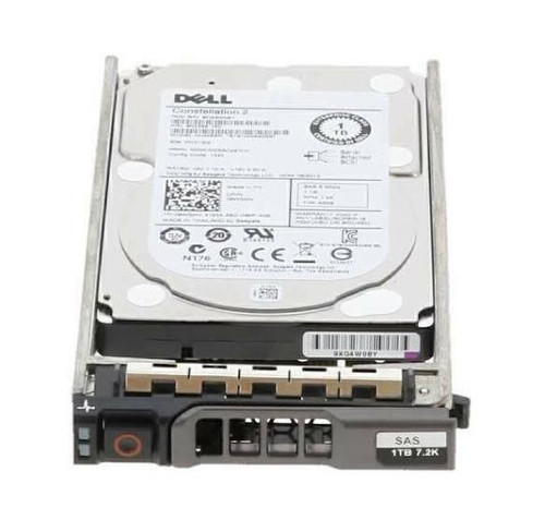 XDJKW - Dell 1TB 7200RPM SAS 6Gbps Nearline Hot Swap 64MB Cache 2.5-inch Internal Hard Drive with Tray