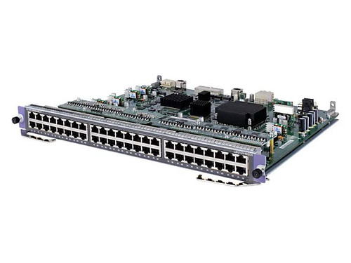 JD229B - HP 48-Port Gigabit PoE+ 1000Base-T SD Extended Module for FlexNetwork 7500 Series Switches