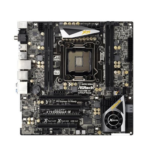 X79-EXTREME4-M - ASRock X79 Extreme4-M Micro-ATX LGA2011 Motherboard for Intel Core i7 Processors