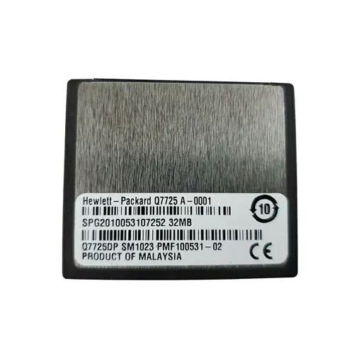 Q7725DP - HP 32MB CompactFlash CF Memory Card for LaserJet 9040/9050 Printer